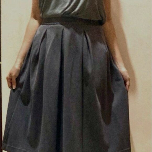 Caban Pleated Cotton Skirt - Picture 1 of 10